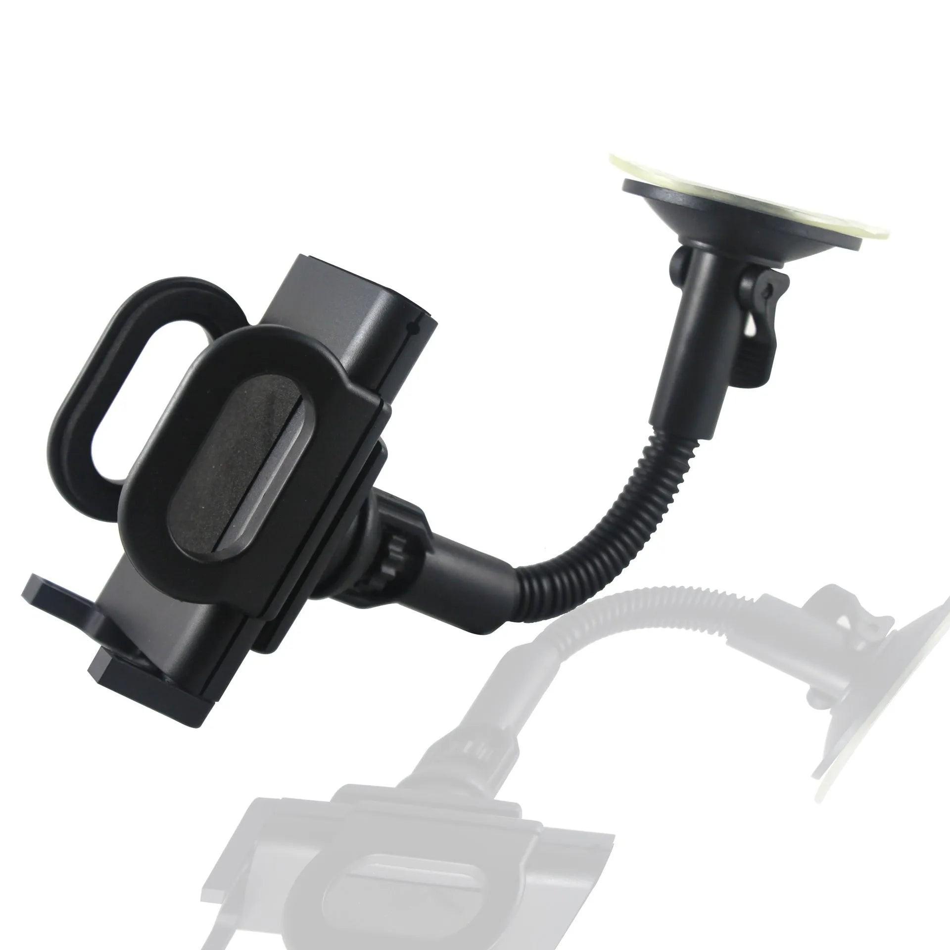 Black ABS universal car phone holder GPS navigation stand with adjustable fixture