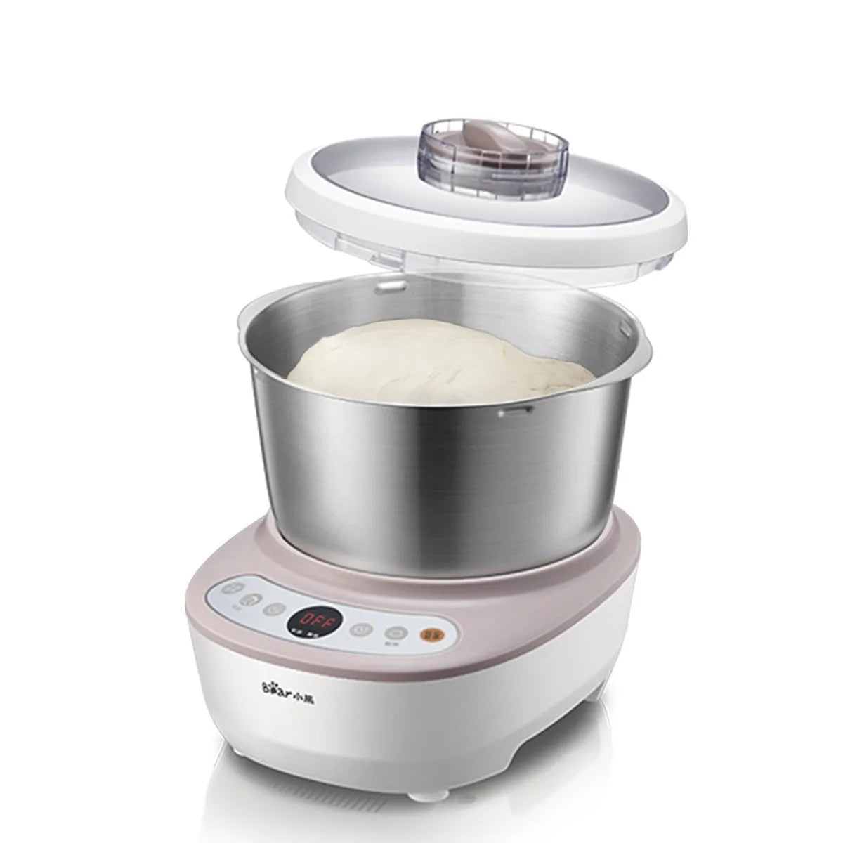 5L stainless steel automatic noodle maker silver with dough mixer 220V US plug