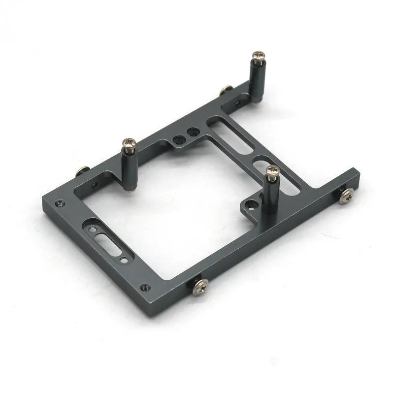 Grey alloy remote control car parts kit for military model building