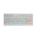 Wireless Bluetooth mechanical keyboard, red axis, mute, plastic, 315.83 x 132.66 x 22.89 mm, white light, four colours