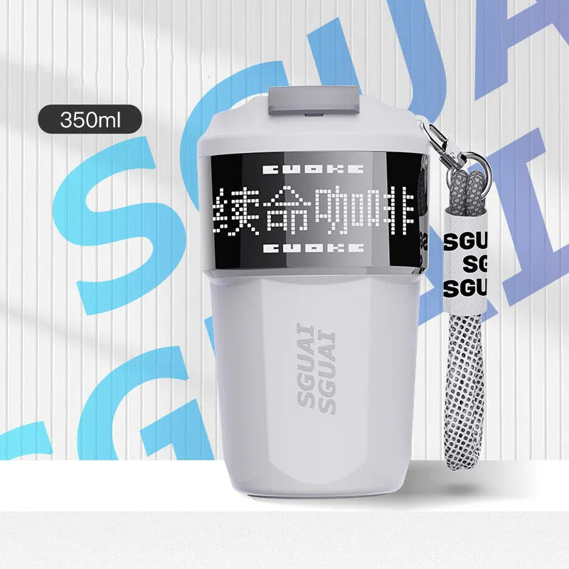Japanese style portable coffee cup in stainless steel with 50mL capacity