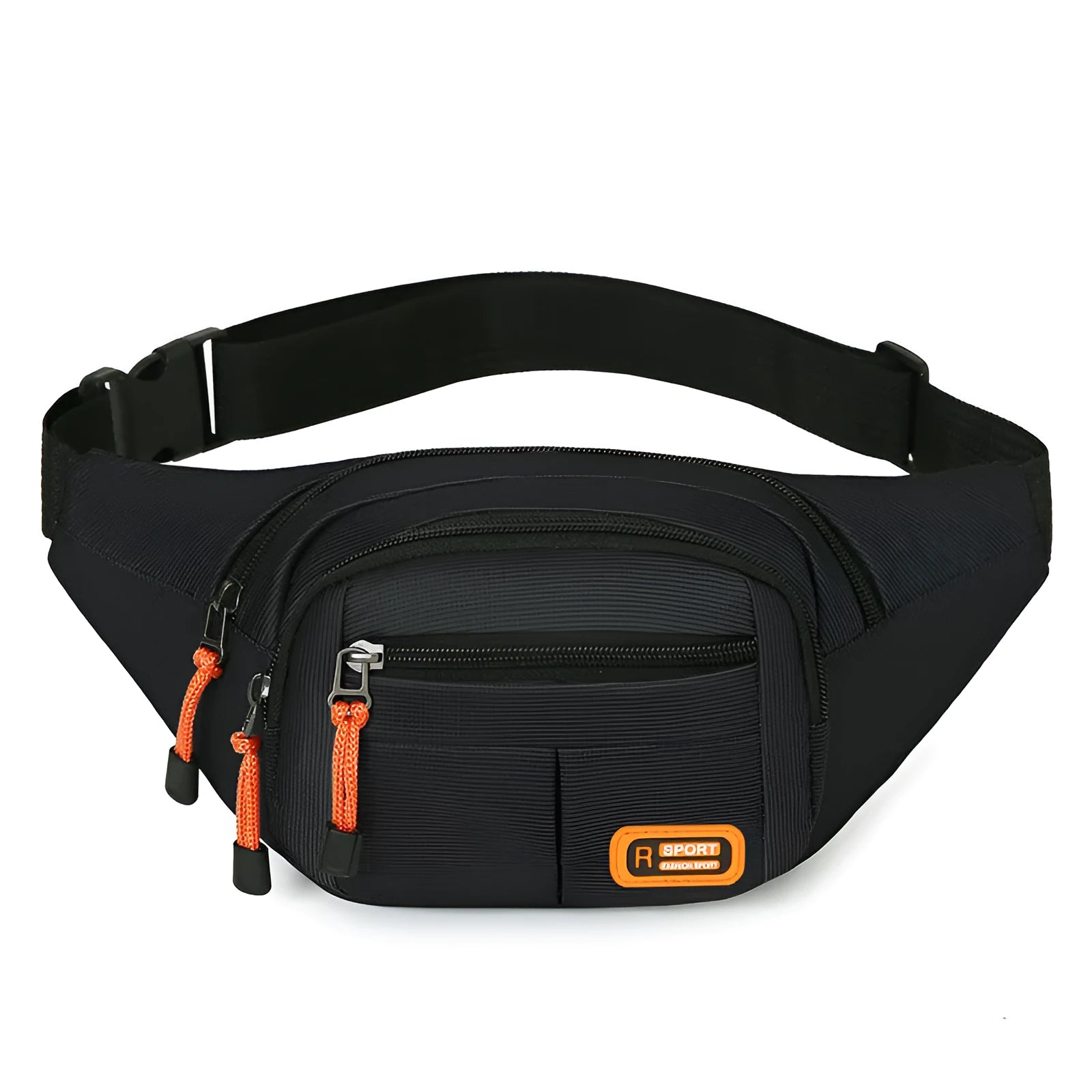 Waterproof slanted chest bag in black, blue, grey or green colour with large capacity for outdoor activities