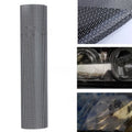 Perforated mesh plastic automotive vinyl film sheet for temporary colour change decals.