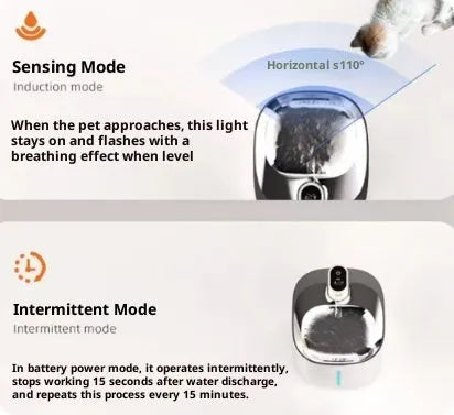 Large-capacity stainless steel intelligent circulating water pet water fountain for cats