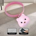 Rechargeable remote control cat halter collar with infrared sensor and adjustable strap