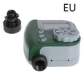 Green automatic LCD garden irrigation controller with dial, hose sprinkler water timer, 1 to 300 minute setting