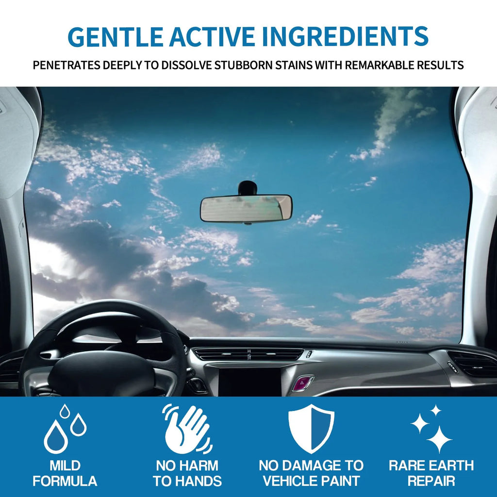 100ml car interior foam cleaning agent bottle for upholstery stain removal and seat maintenance