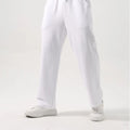 Men's casual straight-leg sports trousers with cotton lining, solid colours, sizes M-3XL