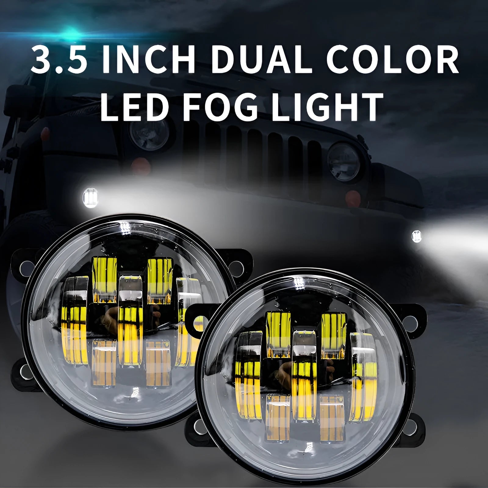 S Car Led Fog Light steering die-cast aluminium alloy PC lens 30W for LADA GRANTA KALINA LARGUS white yellow light