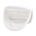 Clear cotton and PVC cat muzzle for anti bite grooming with adjustable strap