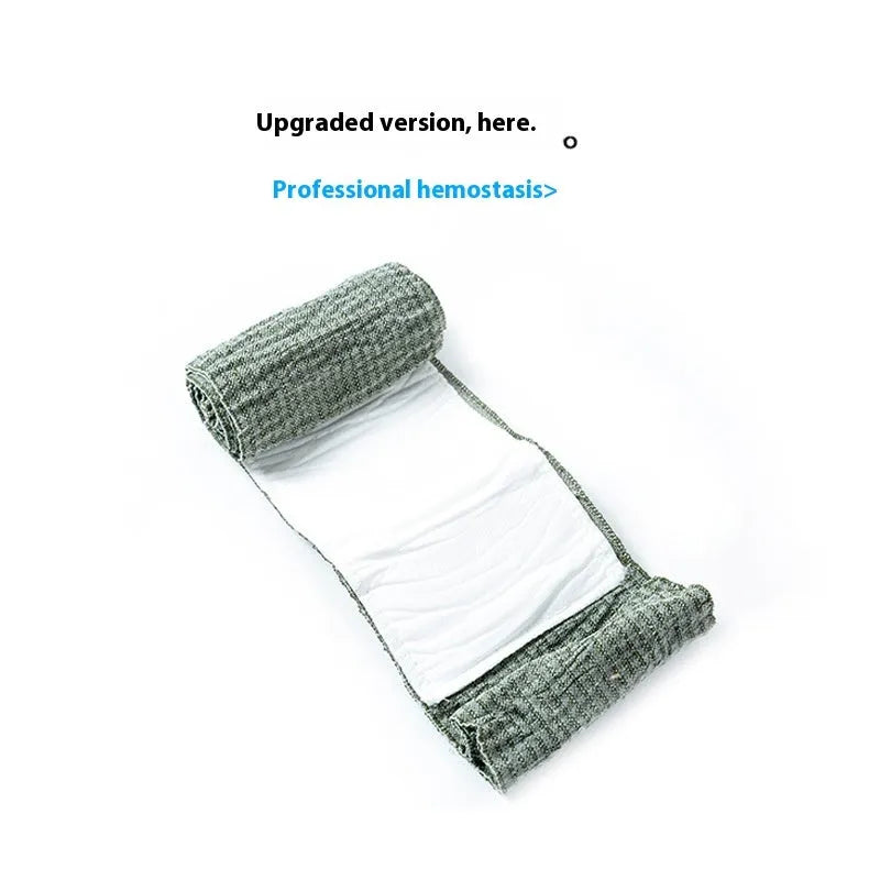 Simple portable outdoor tactical hemostatic bandage with 10cm and 15cm size options