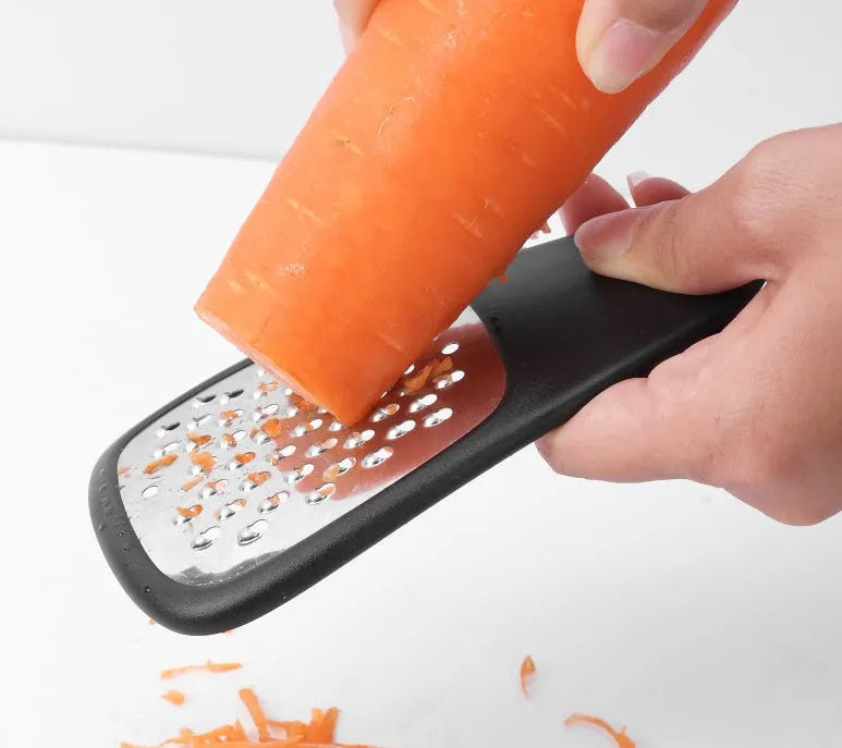 Six stackable kitchen gadgets with stainless steel and PP construction in modern simple design
