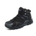 Same high-top hiking sneaker in multiple colours with lace-up front, low-top design, and rubber sole.