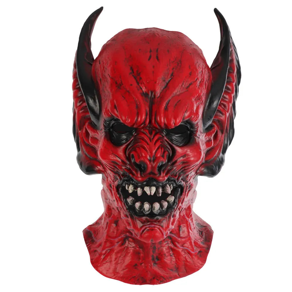 Red bat head cover costume mask for Halloween and Christmas parties