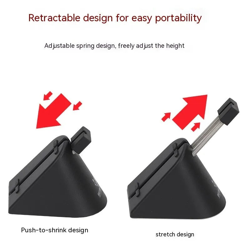 ABS mouse cable holder for desk cord management in black colour option