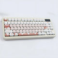 Cartoon dessert cat sublimation printed mechanical keyboard key caps with colourful MOG designs