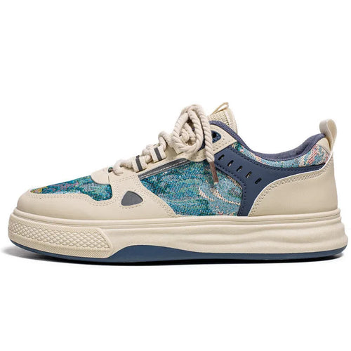 Canvas casual shoes with round toe and flat heel in Milan green colour
