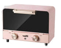 Pink home kitchen electric oven with up and down heating, 4-5 person capacity, 260x205x171mm, on countertop