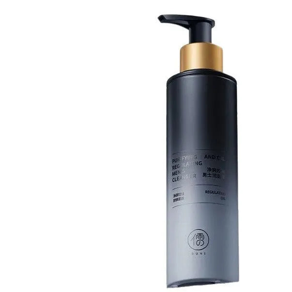Men's oil control blackhead removing facial cleanser 150ml bottle
