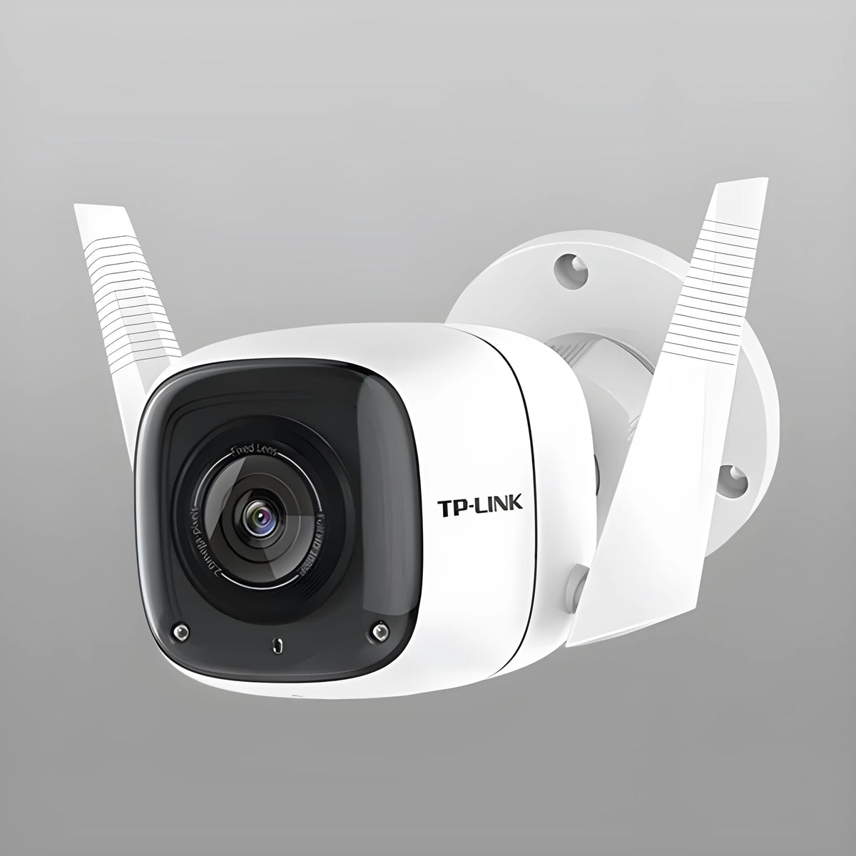 1080p outdoor security camera with 30m infrared night vision and 4mm lens, dustproof design.