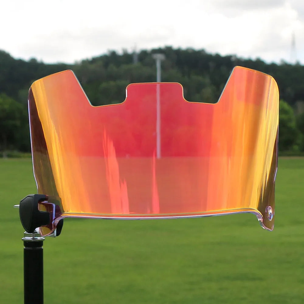 Rugby helmet goggles in multicolour options with tool-free installation system