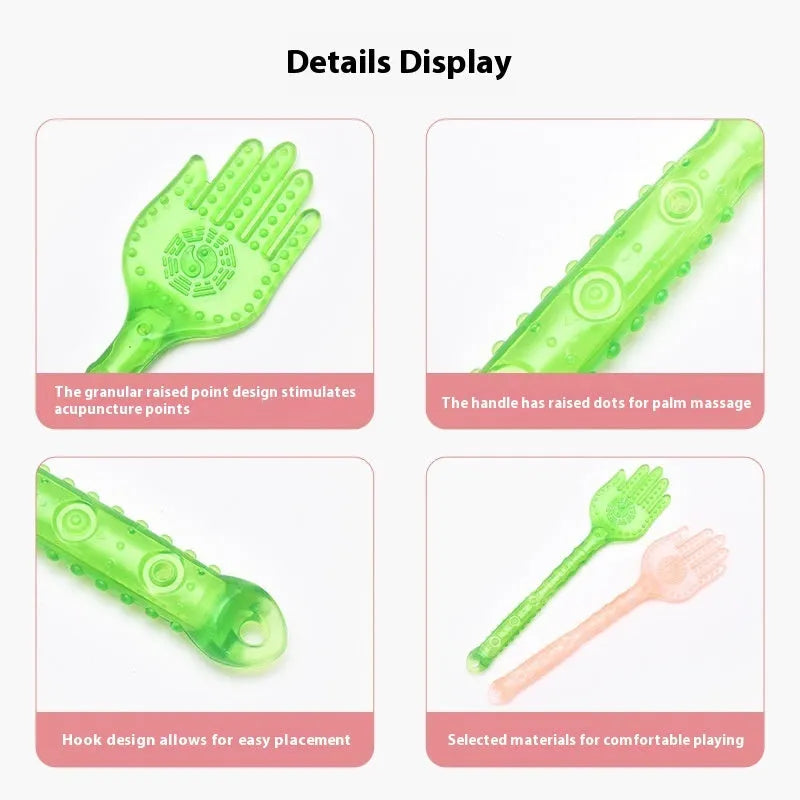 Gossip Meridian Bat Stall Qianlong Massager plastic skin scraping board green orange