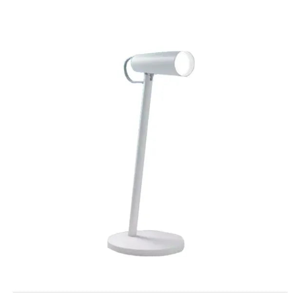 White plastic rechargeable LED desk lamp with USB power for Xiaomi Mijia bedroom and computer desk use