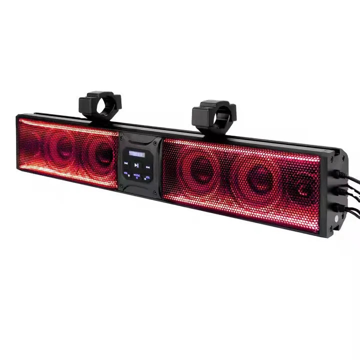 26-inch personalised beach car Bluetooth audio belt with plastic housing for golf carts and ATVs