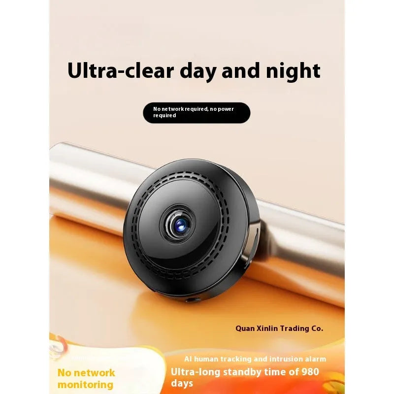 Wireless WiFi security camera with 360-degree rotation capability