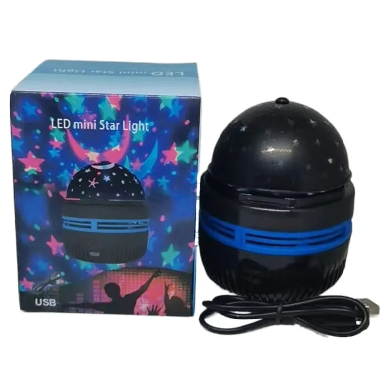 Crystal magic ball starry sky aurora projector with USB cable for atmospheric room lighting