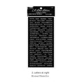Set of three 90x175mm English quotation stickers on Japanese paper adhesive material