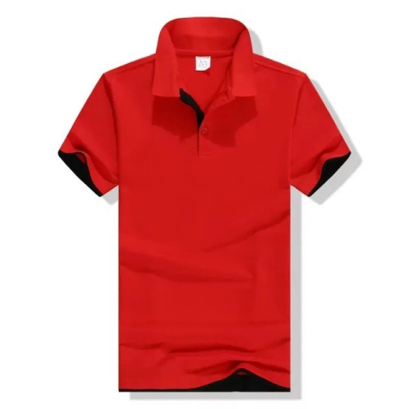 Men's casual fashion stand collar polo shirt in 100% cotton short sleeve design available in multiple colours