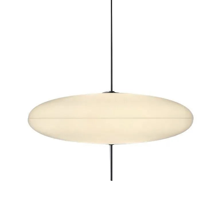 Nordic retro designer UFO pendant chandelier ceiling light in black and white finish