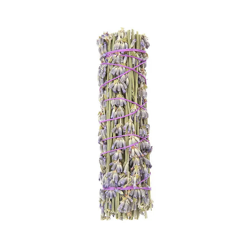 Lavender natural dried flower aromatherapy stick measuring 4 inches for room fragrance