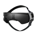 Dog sun-proof UV-proof goggles in black, blue, golden and pink with polycarbonate lenses and nylon ribbon strap