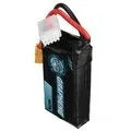 7.4V 1200mAh RC lithium battery pack with dimensions 15x36x70mm.