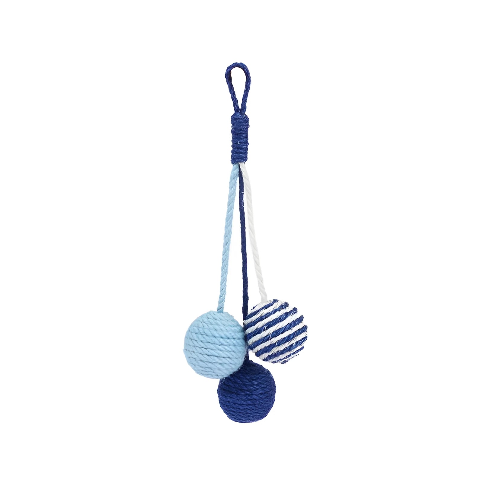 Cat teaser stick toy set with catnip balls in blue, green, and red yellow blue colour options