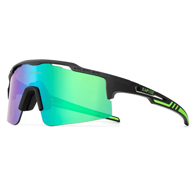 Polarized HD bicycle glasses with TR90 frame and full rim design in colourful lens set
