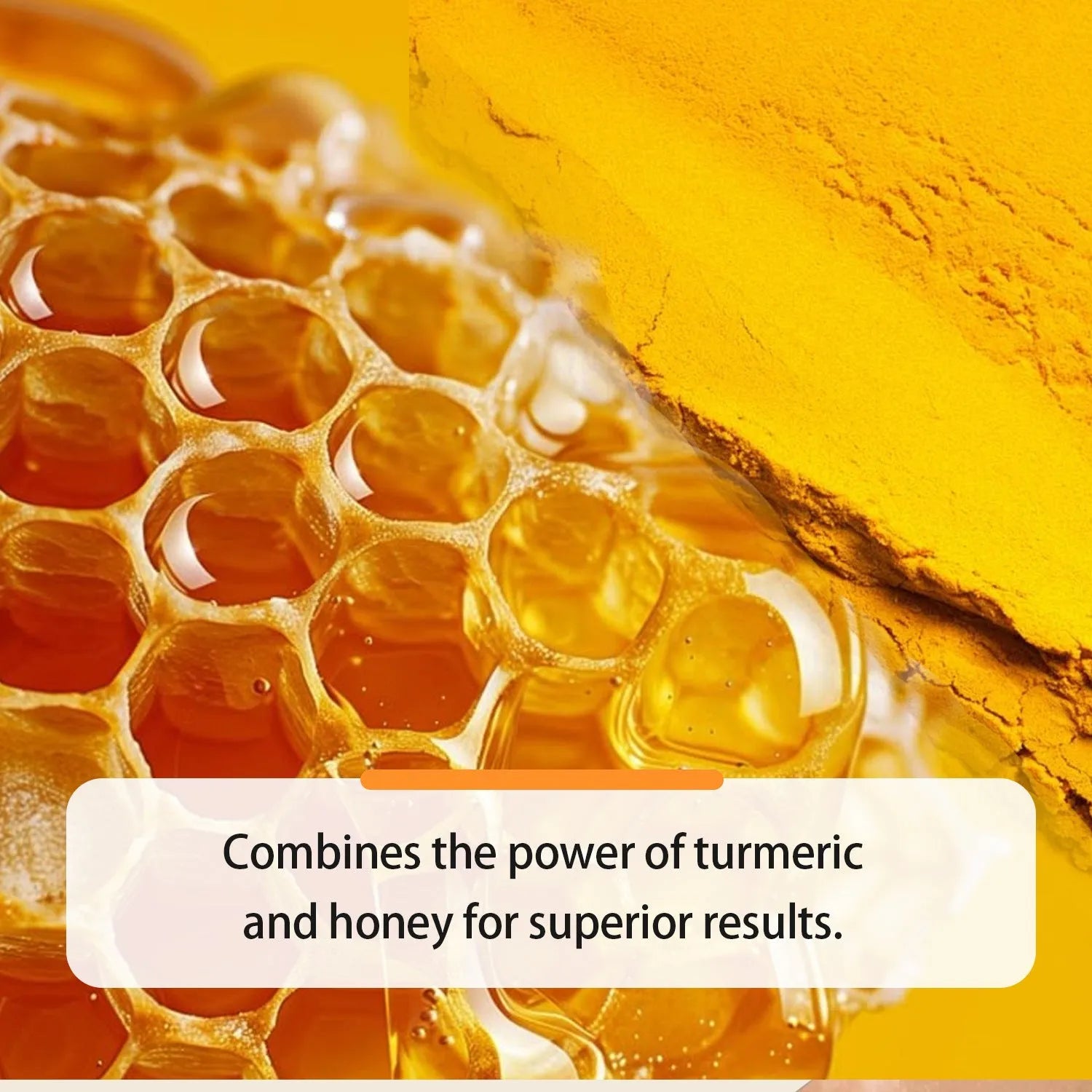 30ml amber glass bottle of turmeric honey essential oil with dropper for facial application