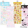 PVC waterproof cartoon stickers for notebook and agenda decoration in multiple style options