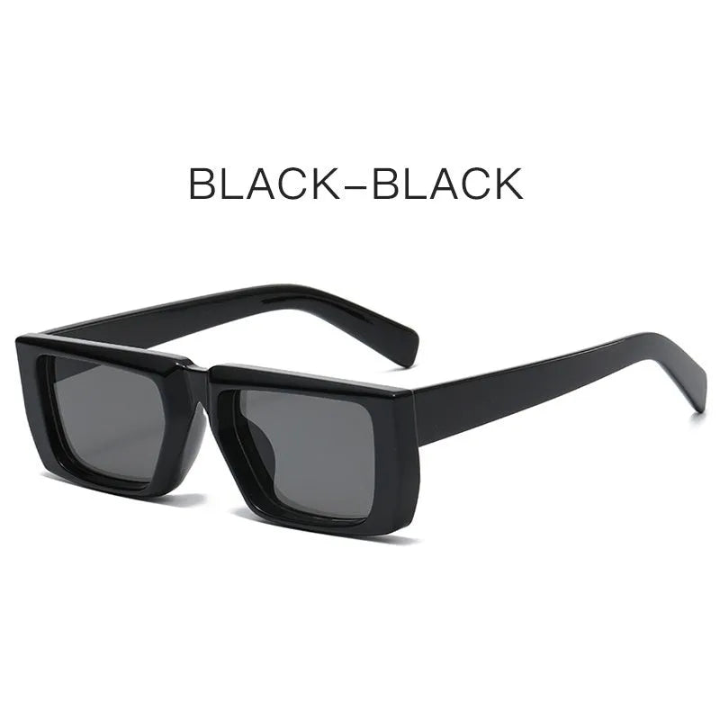 Special-shaped Y2K style sunglasses with UV400 protection in multiple frame and lens colour combinations