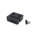 Black POM T8 anti-backlash nut block, TR8*8 thread, 33 x 34mm, for 3D printer and OpenBuilds