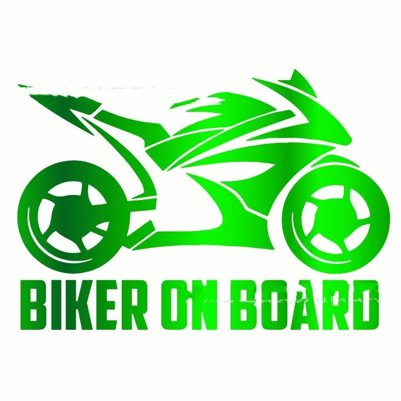 Reflective motorcycle car safety stickers in multiple colours and two size options