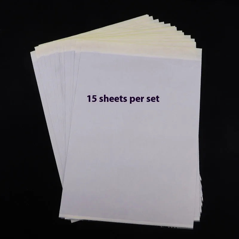 A4 tattoo transfer paper pack with transfer paste gel for stencil creation.