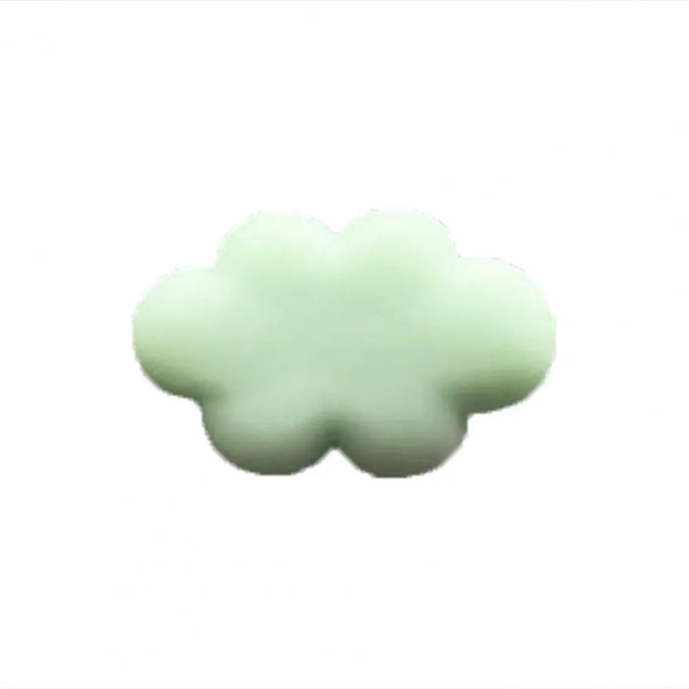 Cartoon Baiyun design resin car fragrance clip for air vents in assorted colours.