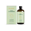 100ml glass bottle of golden castor oil blended with jojoba oil and vitamin E.