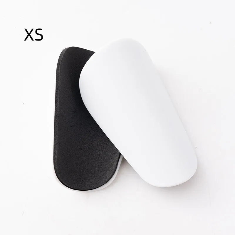 PU mini shin guards in multiple colours for football and outdoor sports protection.