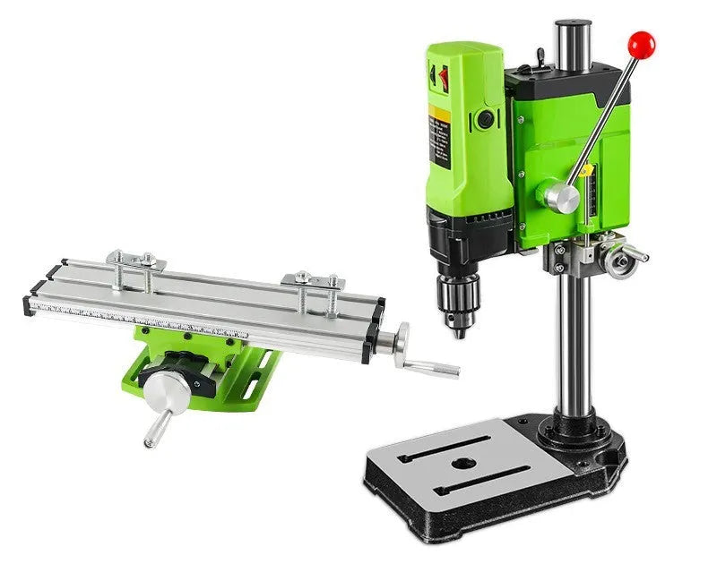 220V bench drill milling machine on a workbench