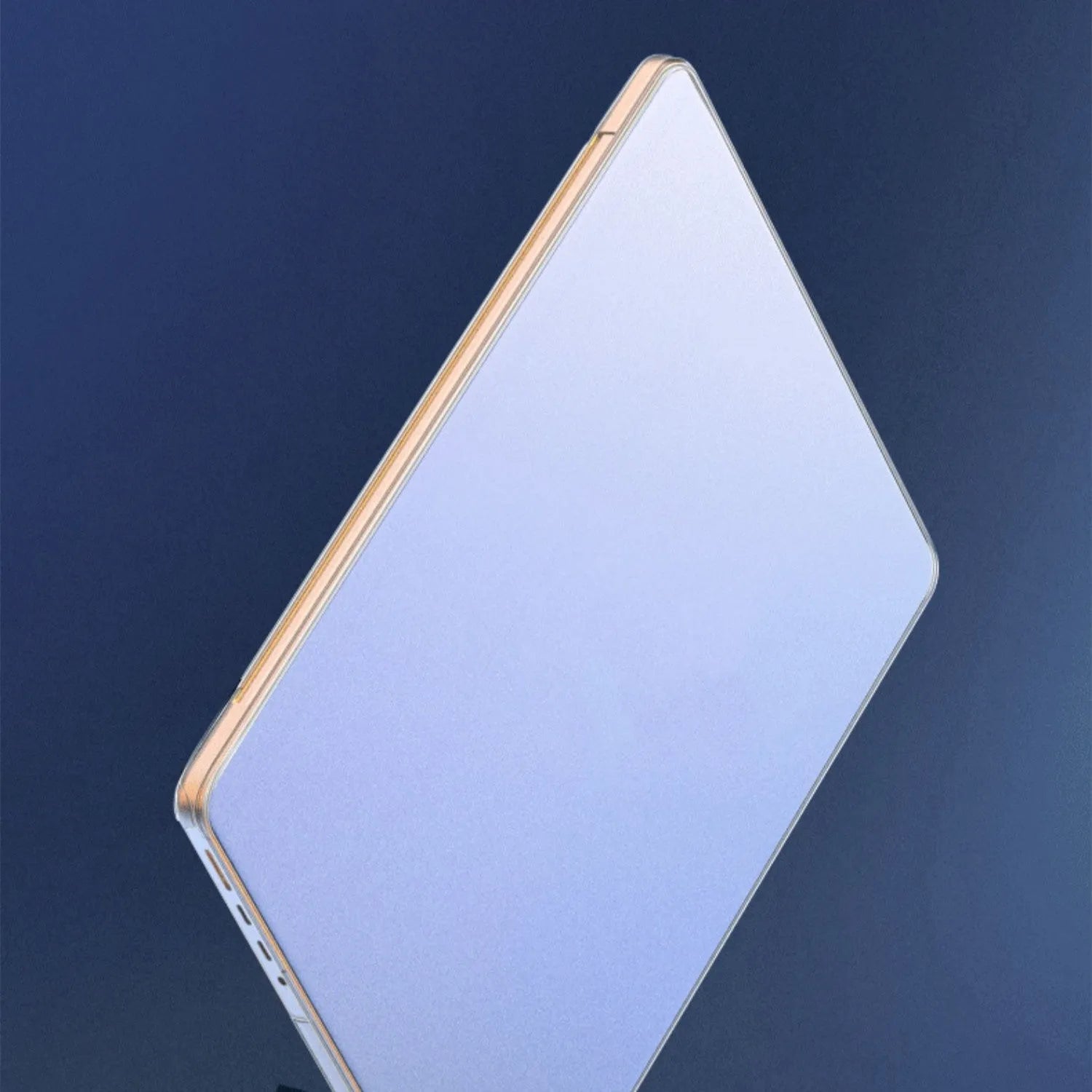 Ultra-thin frosted protective case for MacBook with keyboard film, transparent finish, full corner coverage