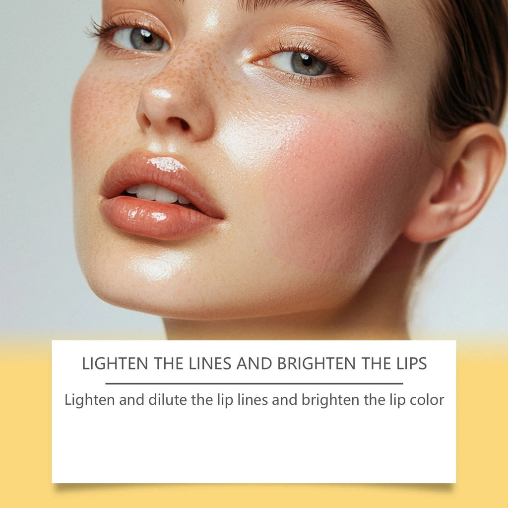 Gold foil discolorating nourishing lipstick in a sleek case, 3.5g net content.